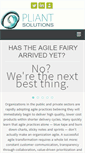 Mobile Screenshot of pliantsolutions.com