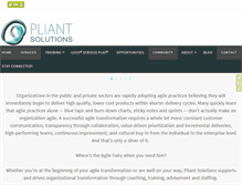 Tablet Screenshot of pliantsolutions.com